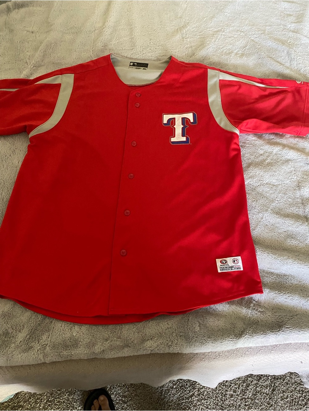 Texas Rangers Red True Fan Jersey